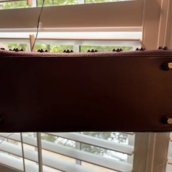 Christian Louboutin Paloma Studded Medium Bag Bordeaux Excellent Condition - Picture 5 of 14